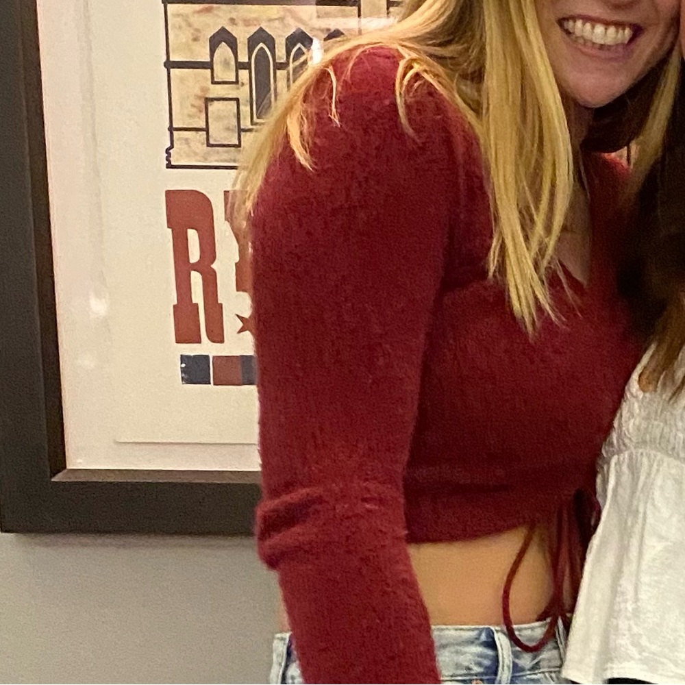 Altar'd State Red Crop Top